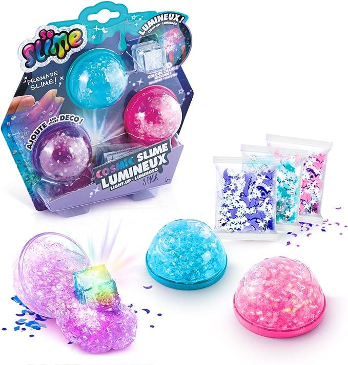 SO SLIME COSMIC LIGHT UP 3 PACK BLISTER