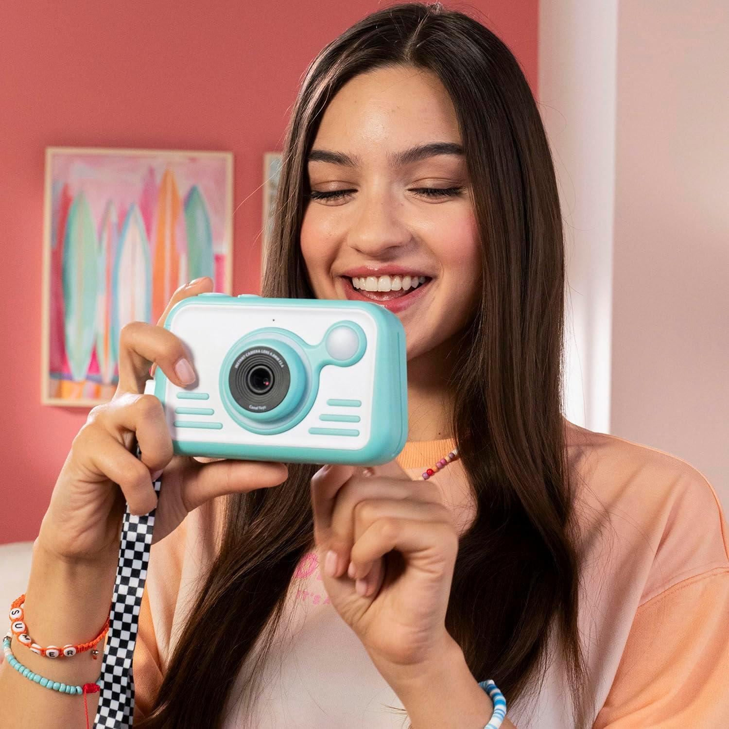 Photo Creator Instant Print Camera 2.0 – Real Photo Paper, 3″ Touchscreen & Built-In Flash with Ring Light – Print Instantly with No Ink Needed – Includes 100 Photos, SD Card & More, Ages 6+