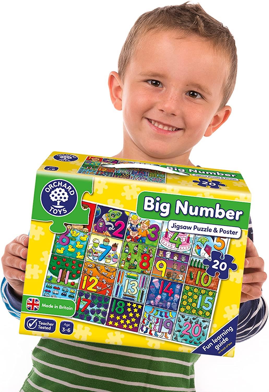 Orchard - Big Number Jigsaw Puzzle - 20 Pieces