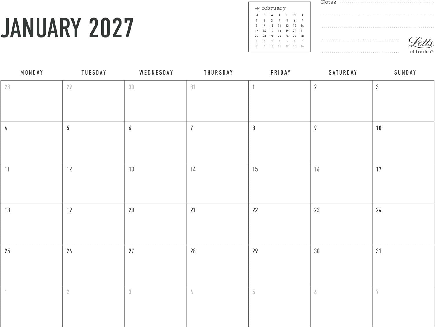 Conscious Wall Calendar Clay