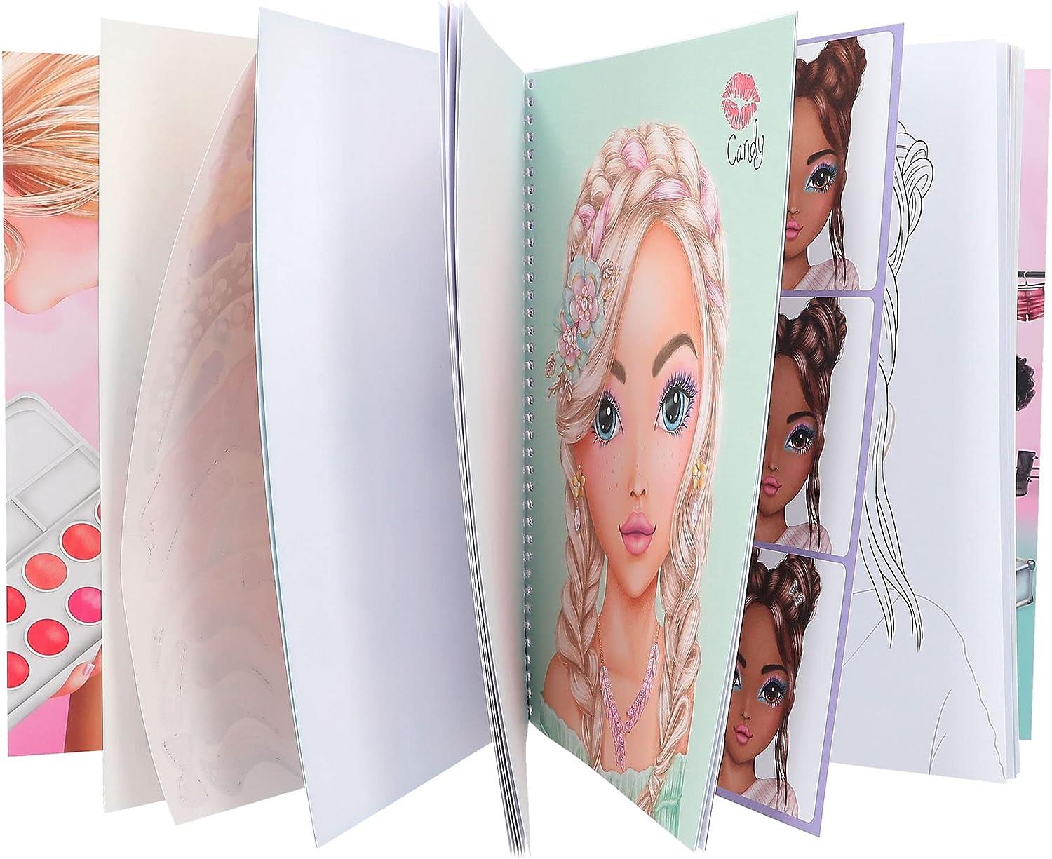 TOPModel Make-Up Colouring Book