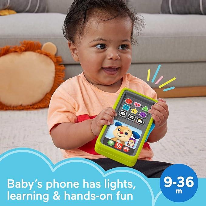 FISHER PRICE LAUGH AND LEARN PRESS AND SLIDE SMART PHONE