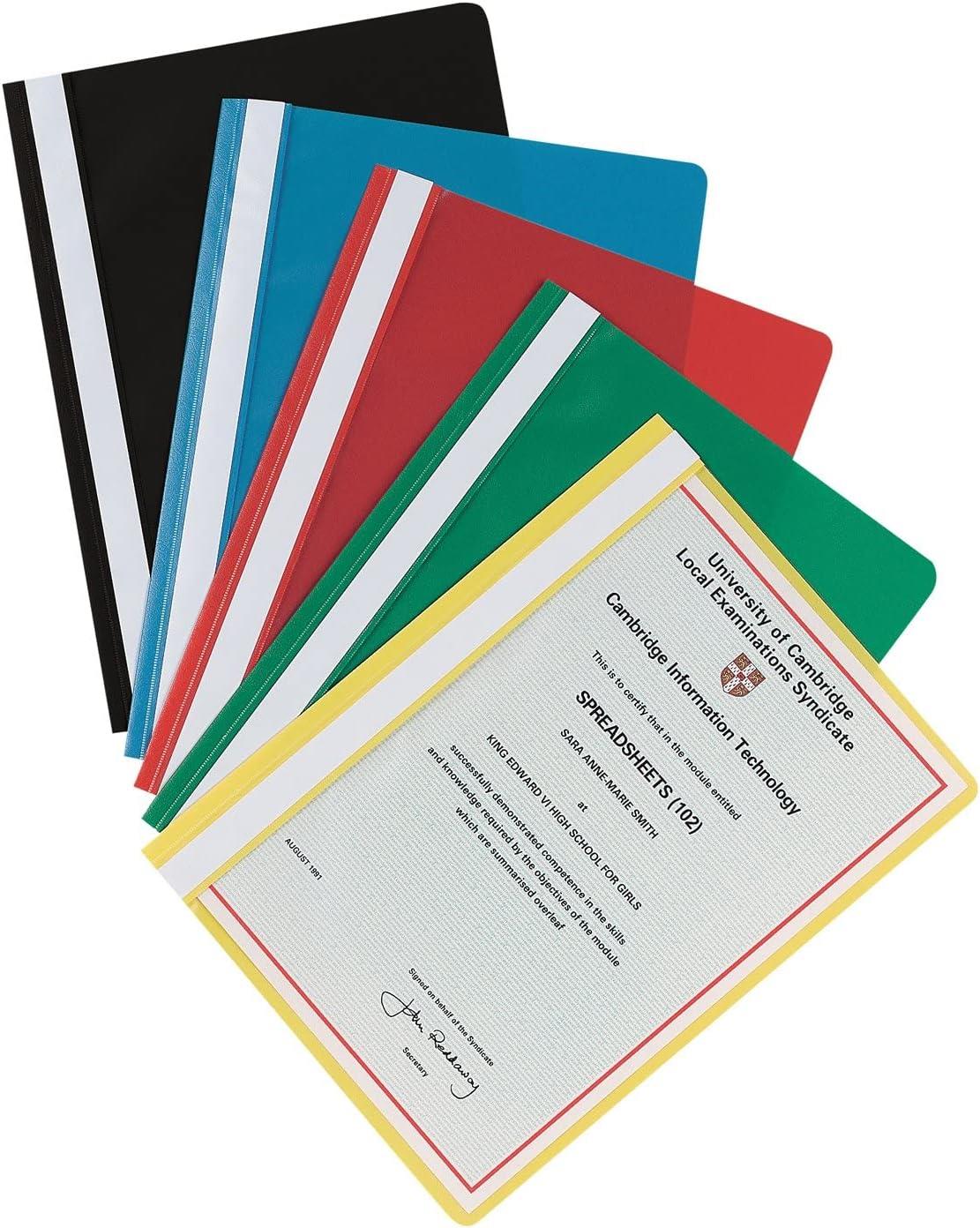 Q-CONNECT A4 PROJECT FOLDERS BLACK PK24