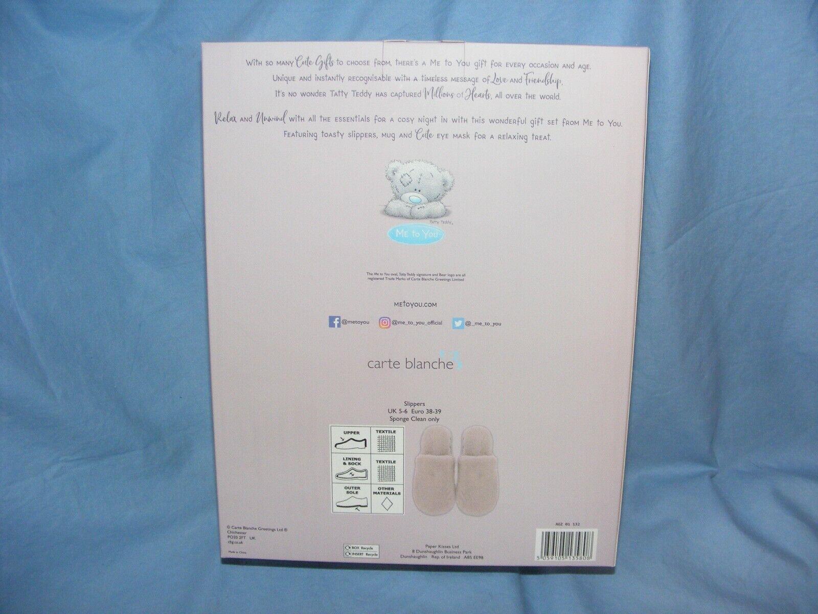 Slippers mug and eye mask set