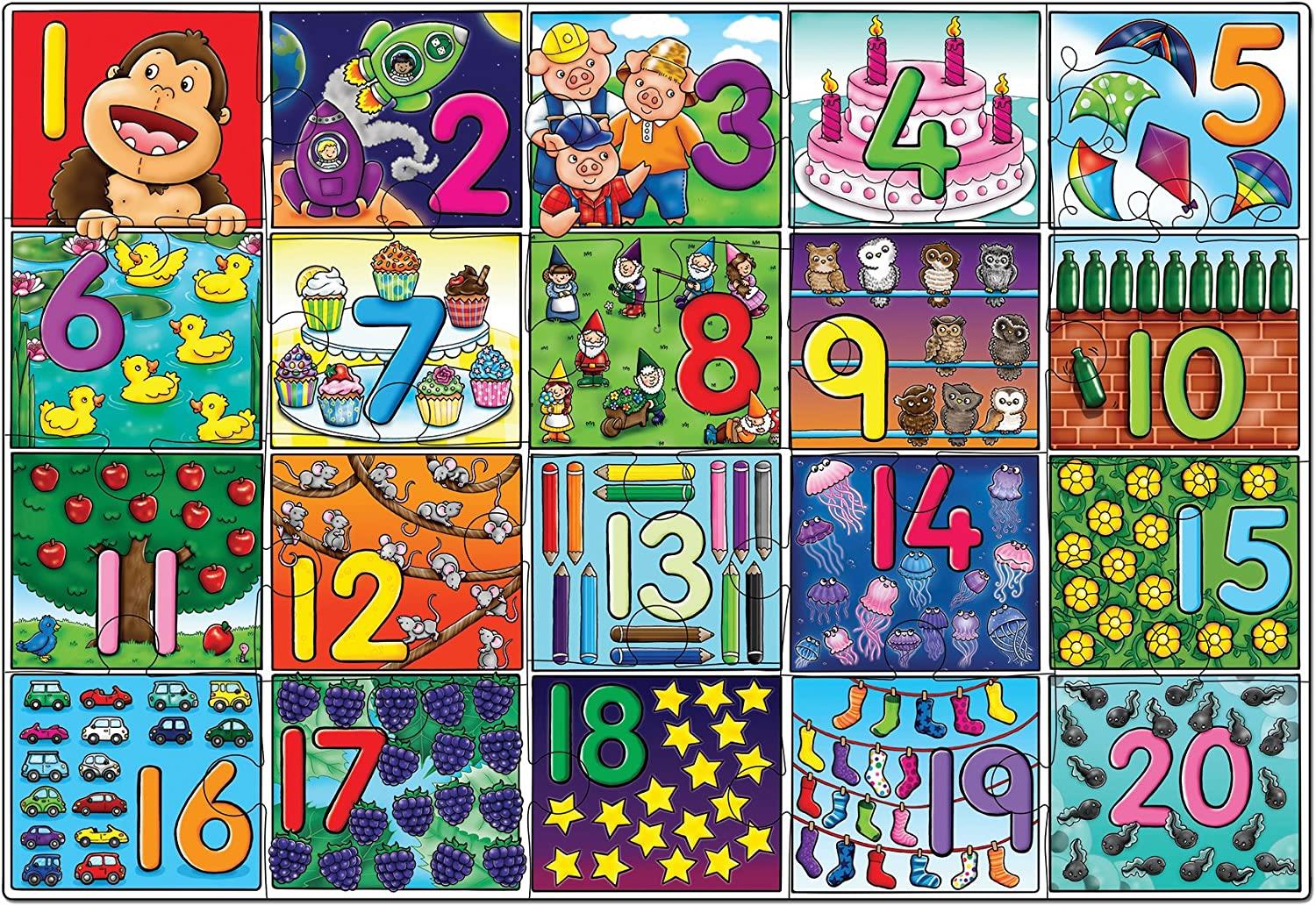 Orchard - Big Number Jigsaw Puzzle - 20 Pieces