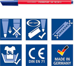 FIBRE-TIP PENS NORIS 20PACK WALLET