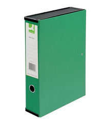 Q-CONNECT 75mm BOX FILE FC GREEN