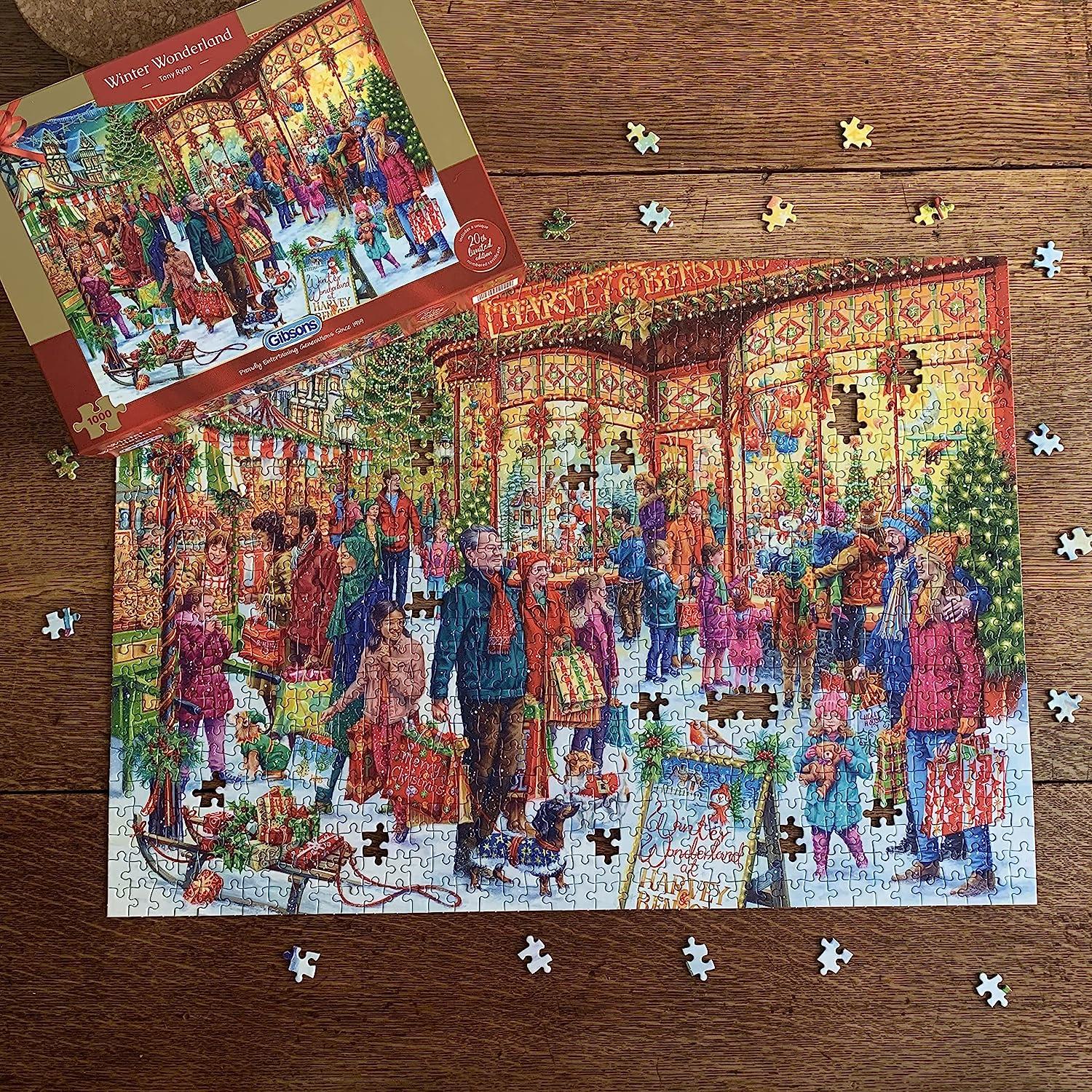 Gibsons Jigsaw Puzzle - Christmas - Winter Wonderland - 1000 Pieces