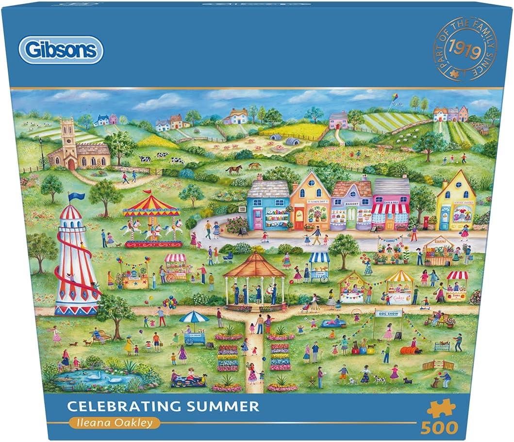 Gibsons Celebrating Summer 500 piece jigsaw puzzle