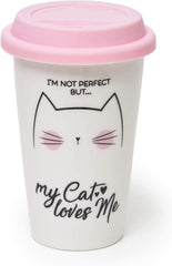 NEW BONE CHINA PORCELAIN MUG - TU VUOFAL AMERICANO - KITTY