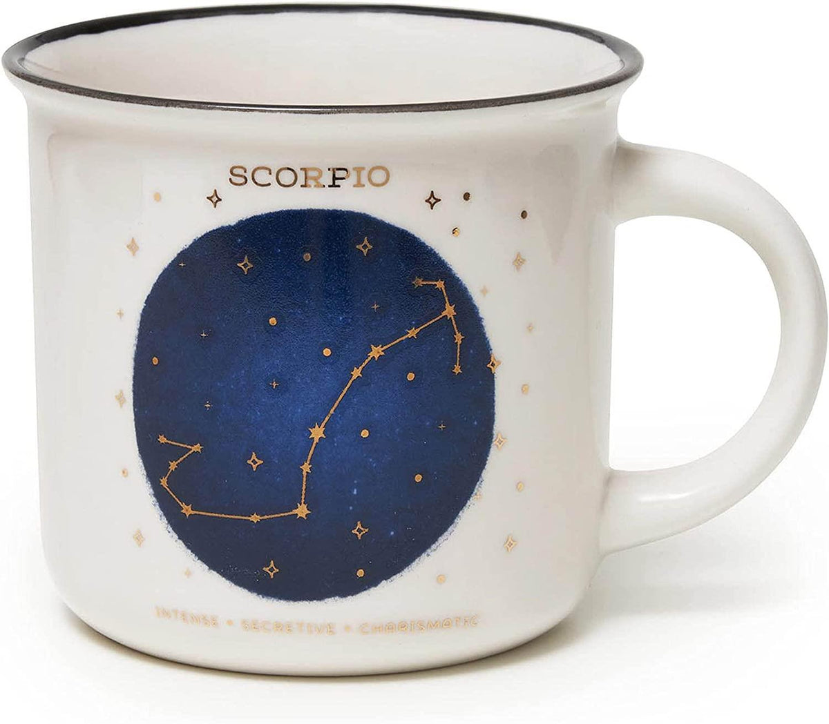PORCELAIN MUG - COUNT YOUR LUCKY STARS - SCORPIO
