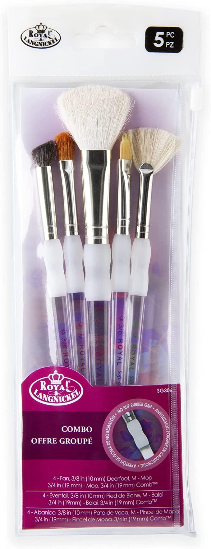 SOFT GRIP BRUSH SET TEXTURE