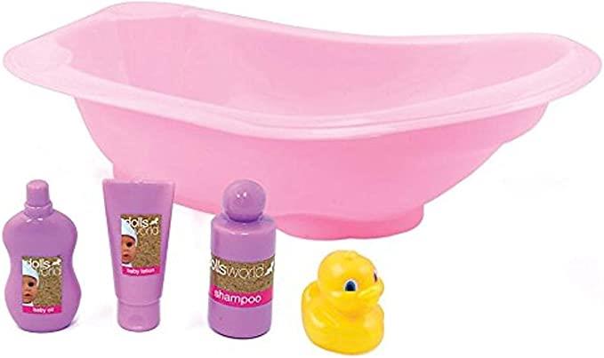 DOLLS WORLD BATH SET