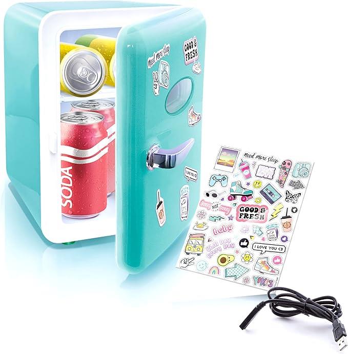 SO CHILL MINI FRIDGE TEAL