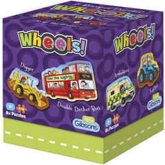 Gibsons Jigsaw Puzzle - Wheels - 4-16 Pieces