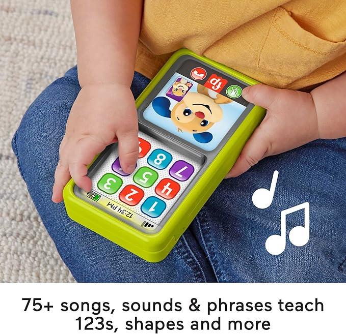 FISHER PRICE LAUGH AND LEARN PRESS AND SLIDE SMART PHONE
