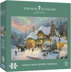 Gibsons Jigsaw Puzzle - Santa's Night Before Christmas - 1000 Pieces