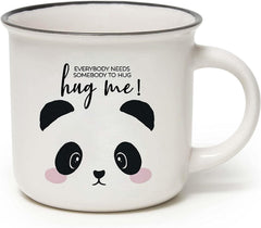 PORCELAIN MUG - CUP- PUCCINO - PANDA