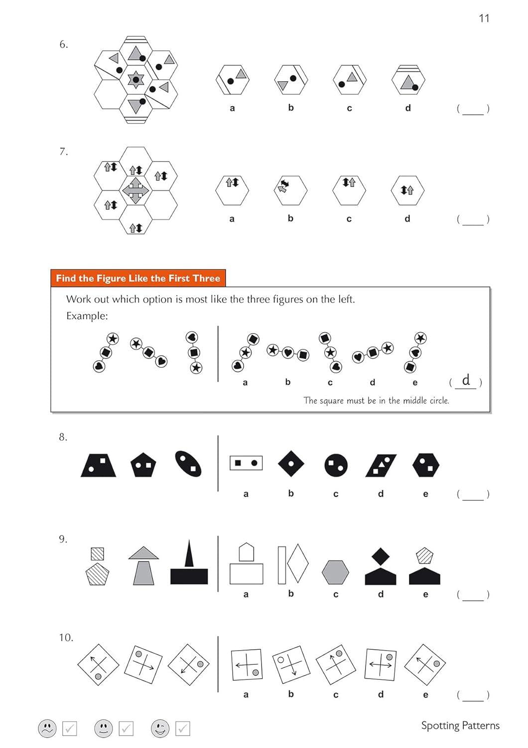 11+ CEM NON-VERBAL REASONING PRACTICE BOOK AND ASSESSMENT TESTS AGE 9-10