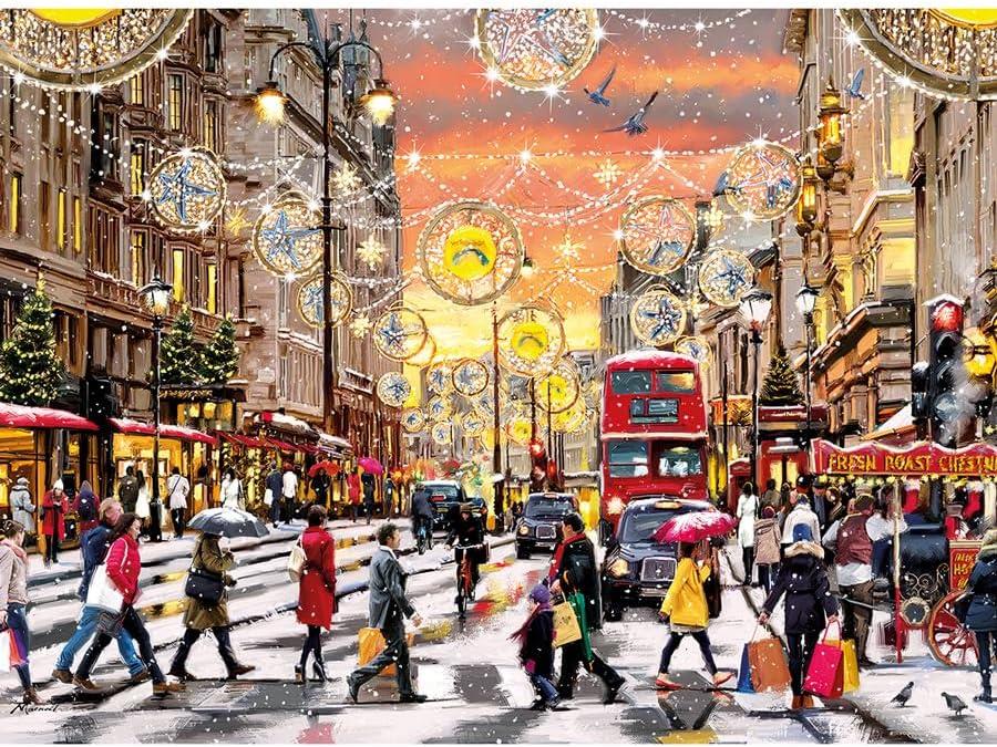 Gibsons Holiday Hustle 1000 Piece Jigsaw Puzzle