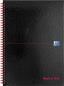 BLACK AND RED WIRE HB NOTEBOOK A4