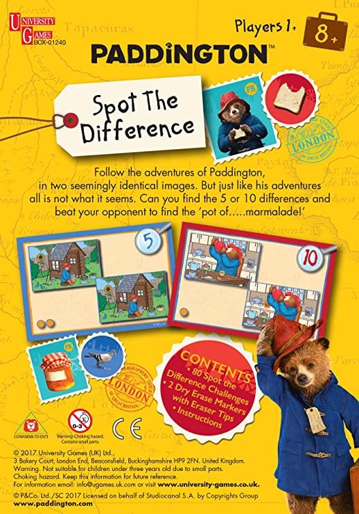 Paddington Spot The Difference
